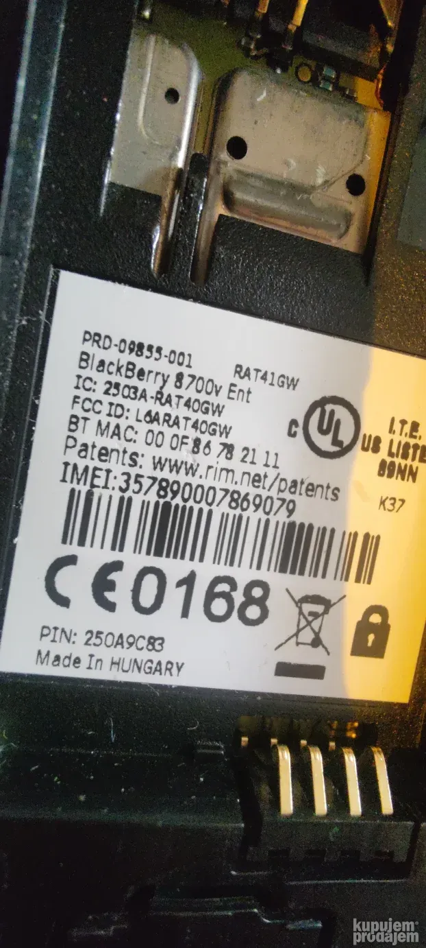 Blackberry  8700