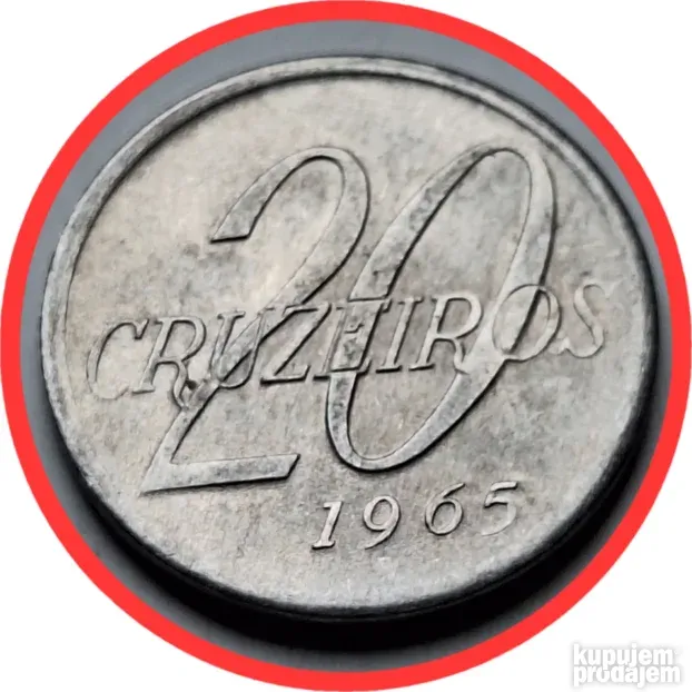 20 Cruzeiros 1965 Brazil