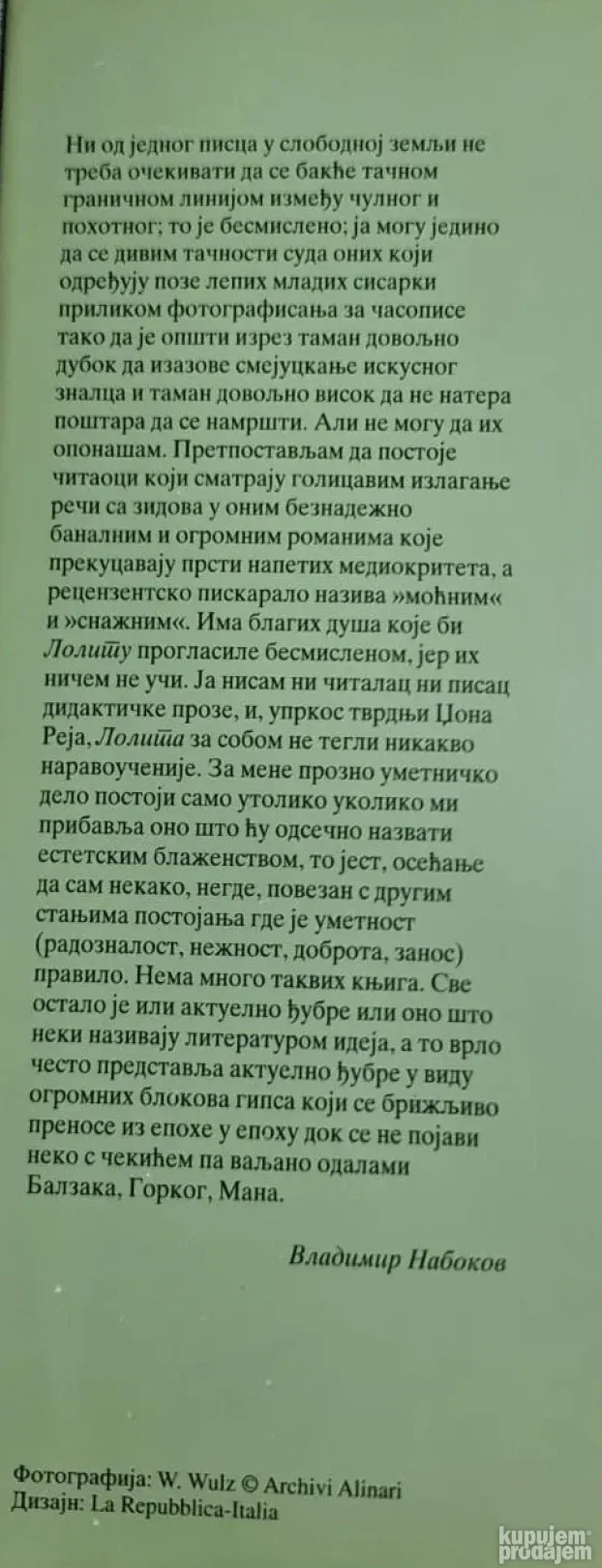 Lolita - Vladimir Nabakov