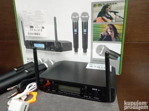 NXG-K7 Profesionalni Bežični Mikrofon Set UHF, anti interfer