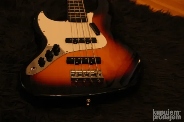 Harley Benton Jazz bas lefthand