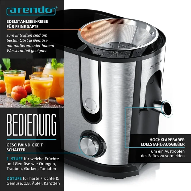 "Haeger" Mini sokovnik 600W Kitchen Basics - NOVO