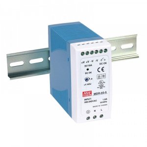 MEANWELL 50W Industrijsko Nap Na DIN Šini MDR-60-5 MEAN WELL