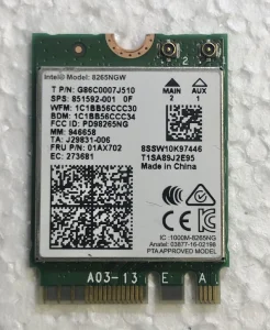 Intel AC 8265NGW wireless kartica