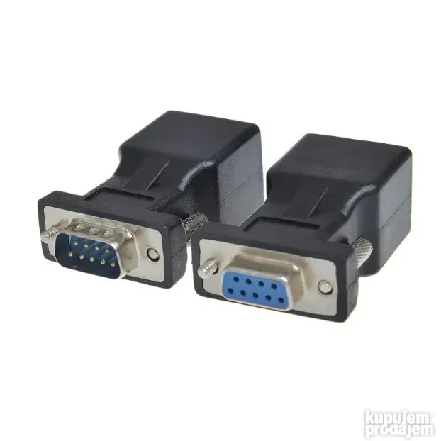 Serijski ekstender preko LAN UTP kabla DB9 na RJ45 serial