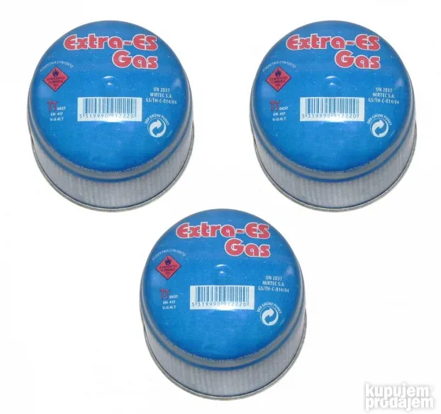 Plinske kartuše (boce, patroni) 3 kom.