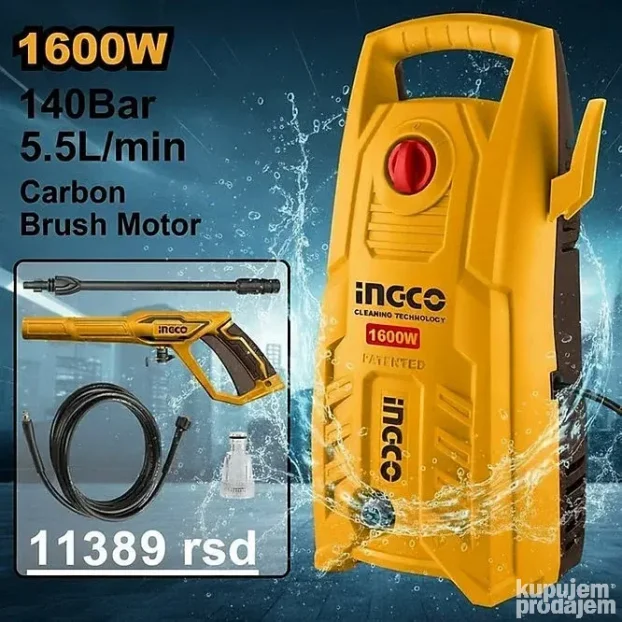 Ingco Peromat 1600W/140 Bar HPWR16008