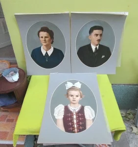 Stare velike kartonske fotografije