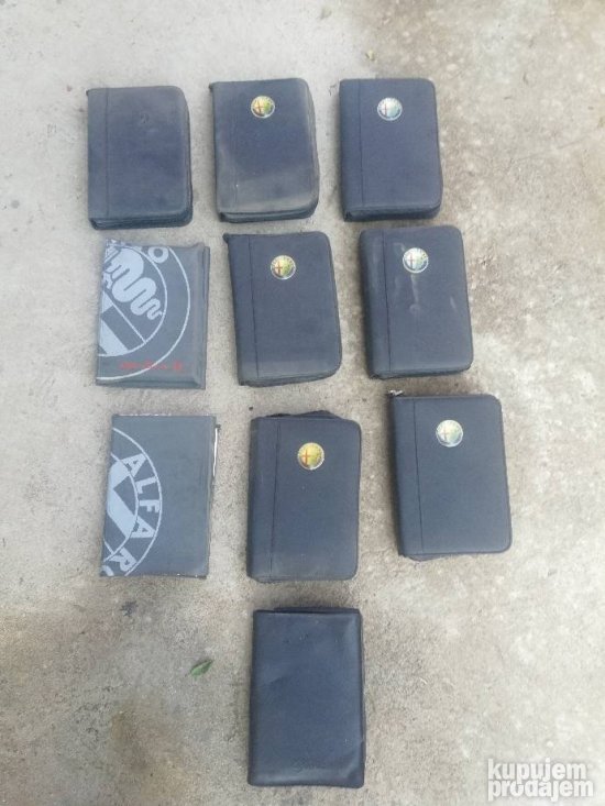 Alfa Romeo servisno uputstvo-knjiga