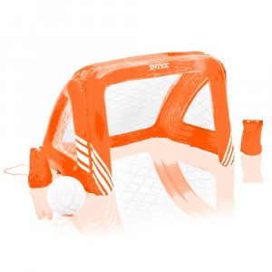 Gol za bazen ili dvorište + lopta narandžasta