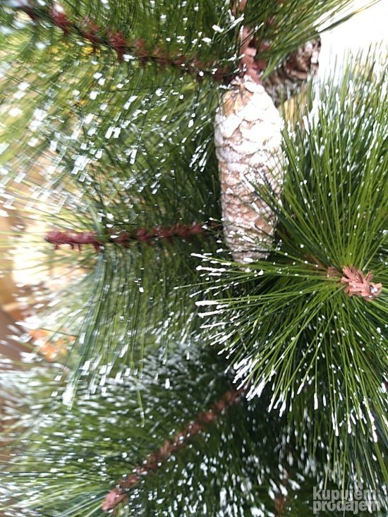 AKCIJA Jelka sa Sneznim Vrhovima,sisarkama150 cm AKCIJA