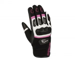 Bering kožne moto rukavice Lady Ursula roze OUTLET