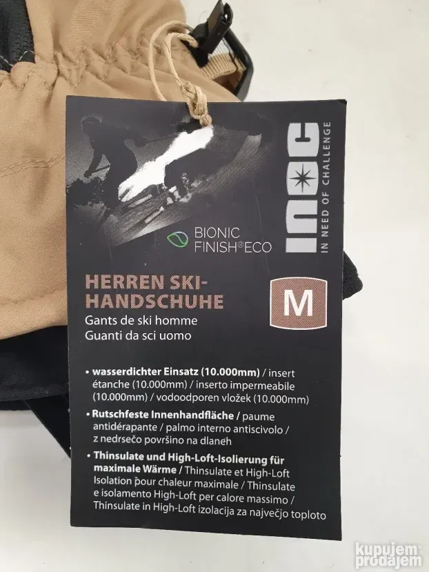 INOC ski rukavice velicine M,L,XL,XXL novo
