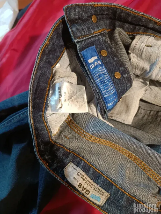 Gas Denim Slim Streč Fit W36/L30 Top HQ
