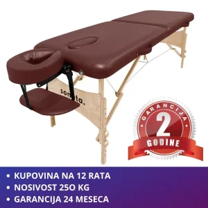 Stolovi za masažu Sonata 2- Choco