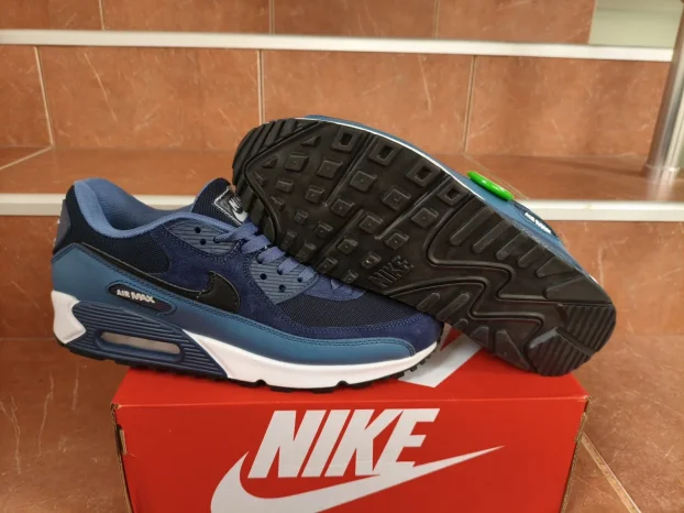 Nike Air Max 90 Deep Blue/Black/White Nike Pakovanje-NOVO-