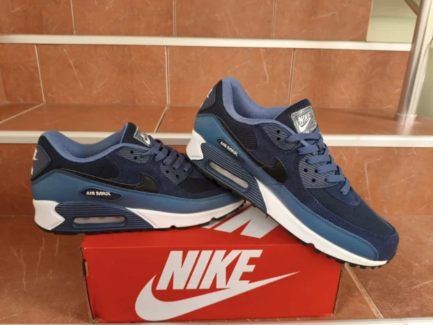 Nike Air Max 90 Deep Blue/Black/White Nike Pakovanje-NOVO-