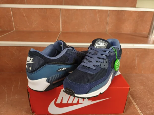 Nike Air Max 90 Deep Blue/Black/White Nike Pakovanje-NOVO-