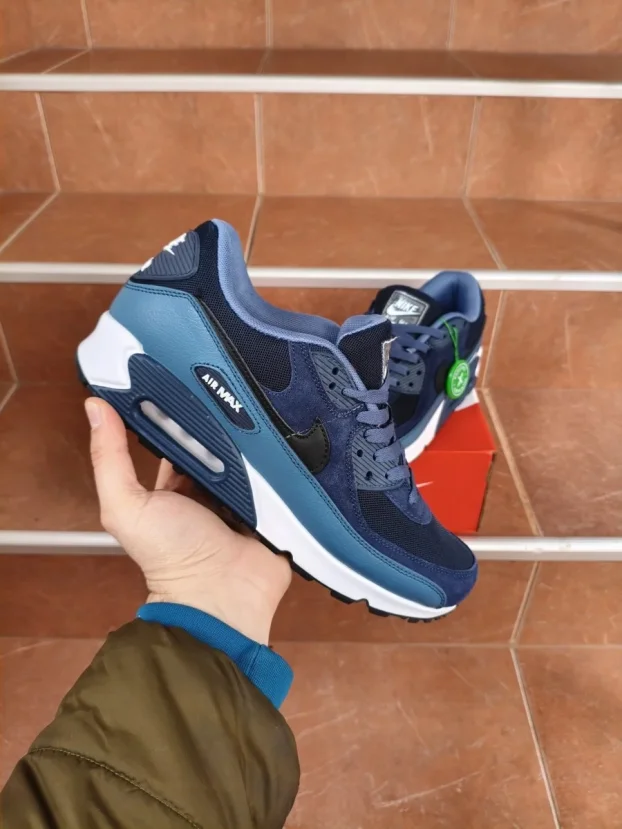 Nike Air Max 90 Deep Blue/Black/White Nike Pakovanje-NOVO-