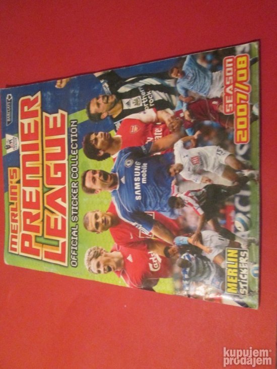 Premier League 2007/ 08, album Merlin