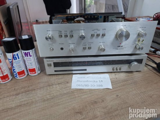 Servis vintage AKAI pojačala Beograd.