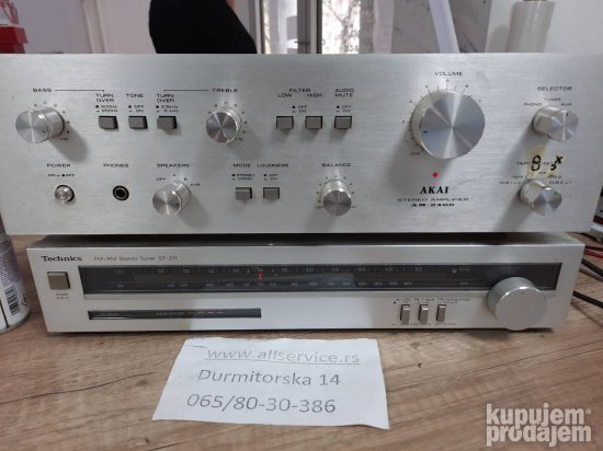 Servis vintage AKAI pojačala Beograd.