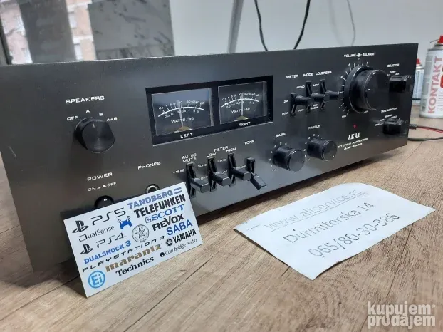 Servis vintage AKAI pojačala Beograd.