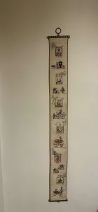 Vez tapiserija sa mesinganim nosacima