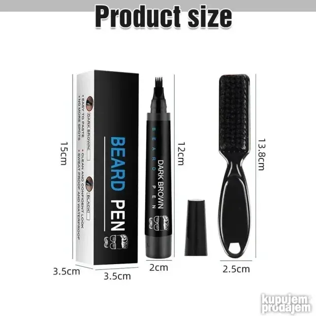 Komplet olovka za popunjavanje brade i kose