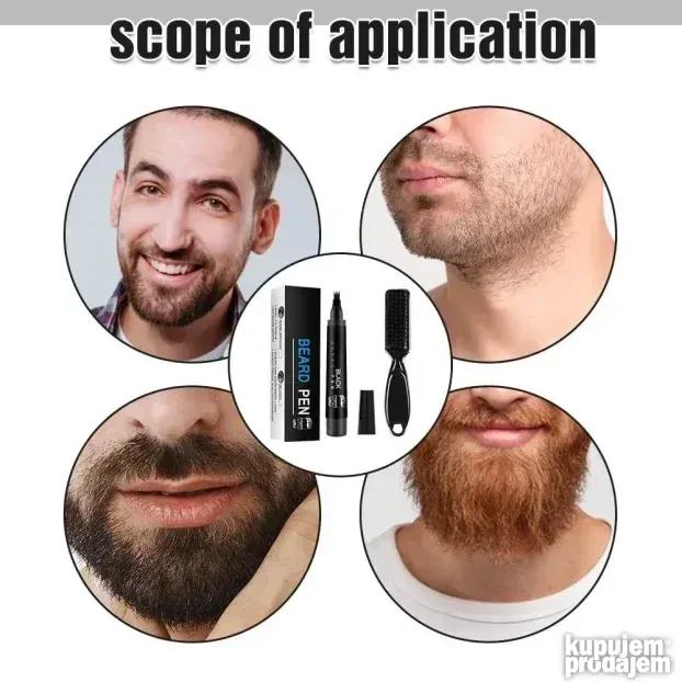 Komplet olovka za popunjavanje brade i kose