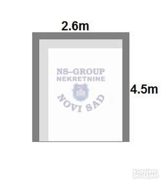 Parking mesto na Bulevaru Patrijarha Pavla, 14m2