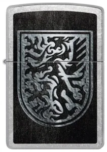 Zippo Upaljač Dragon Shield - Srebrno-Crni, Original