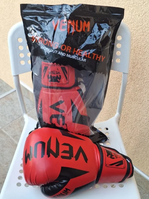 Rukavice za boks - Bokserske rukavice CRVENE VENUM