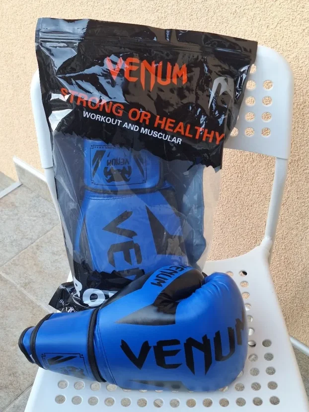 Rukavice za boks - Bokserske rukavice CRVENE VENUM