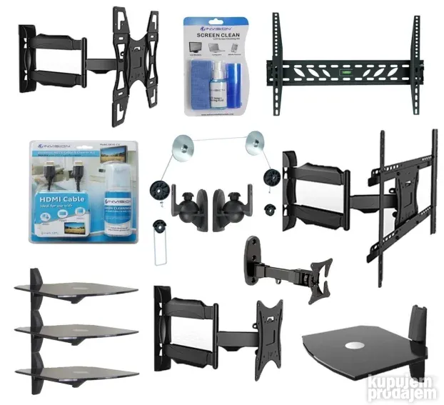 Najveći IZBOR TV Nosača i dodatne opreme