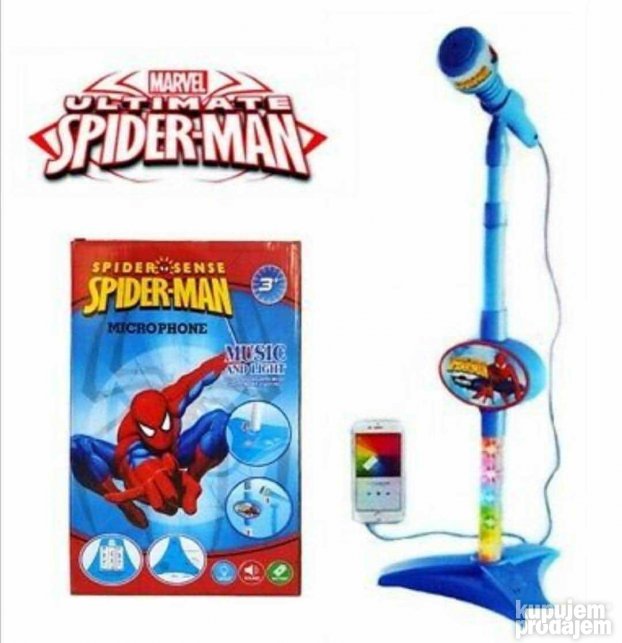Mikrofon sa stalkom Spiderman