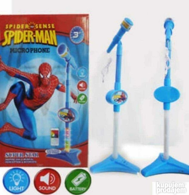 Mikrofon sa stalkom Spiderman