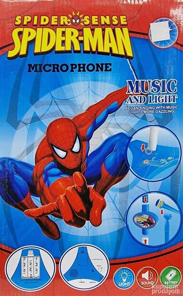 Mikrofon sa stalkom Spiderman