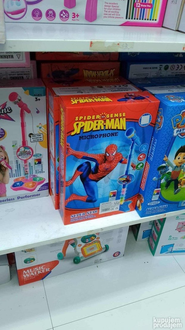 Mikrofon sa stalkom Spiderman