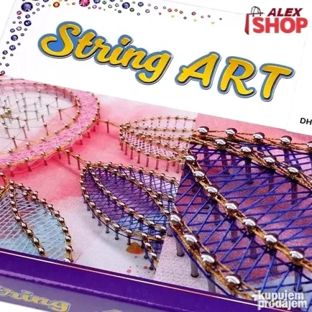 String Art umetnički set za dečiju kreativnost