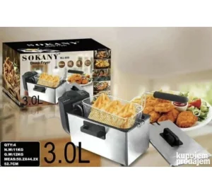 Friteza Električna na ulje Sokany 3 L 9052