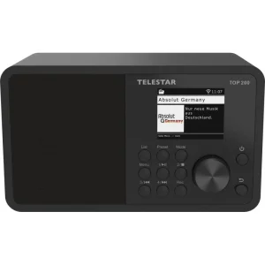 Telestar Top 200 Internet/dab+/fm Radio Black