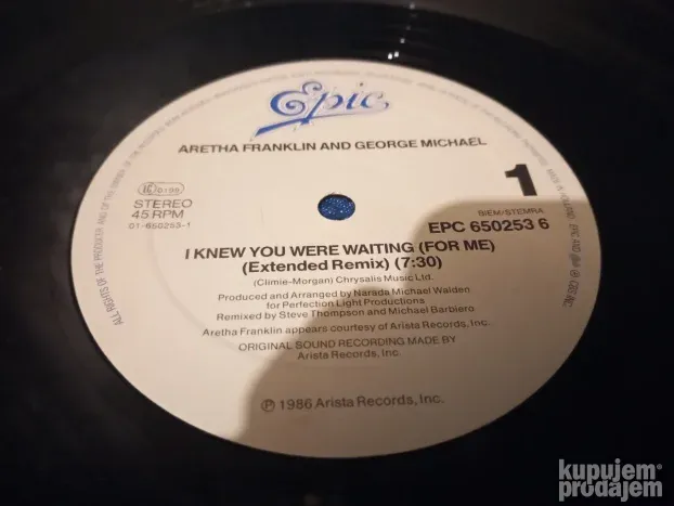 Aretha Franklin & George Michael - I Knew You Were Waiting (