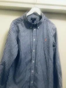 Ralph Lauren-orig.-karirana dečija košulja-kao nova-14/16-L