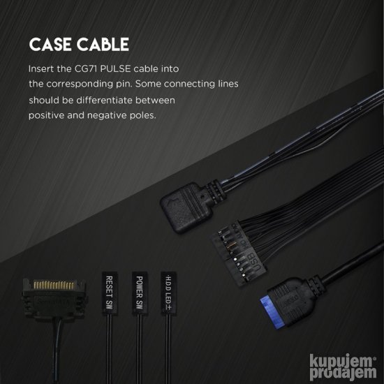 Kućiste Gaming Fantech CG71 Midi crno