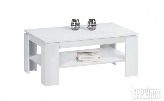 Klub Sto sa Fiokom 100x44x60cm Beli - Trendteam