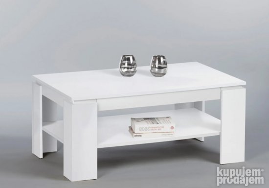 Klub Sto sa Fiokom 100x44x60cm Beli - Trendteam