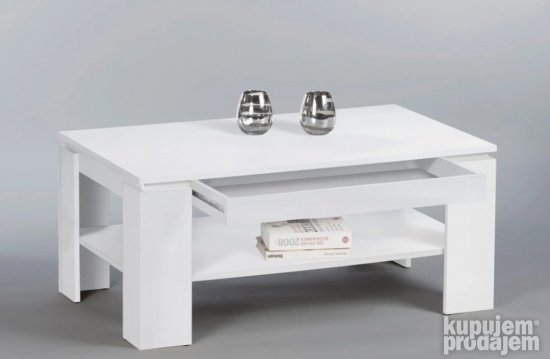 Klub Sto sa Fiokom 100x44x60cm Beli - Trendteam