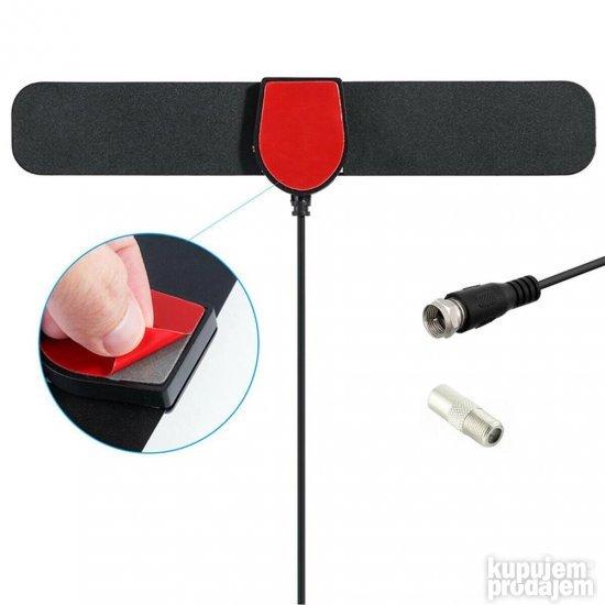 Slim TV Antena DVBT-2 za prijem DIGITALNIH kanala fullHD