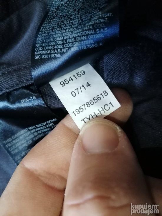 1219-Tommy Hilfiger denim sako S/M Original